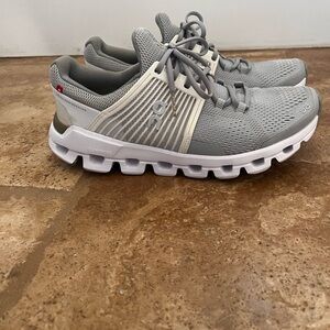 ON Running Gray and White Sneakers